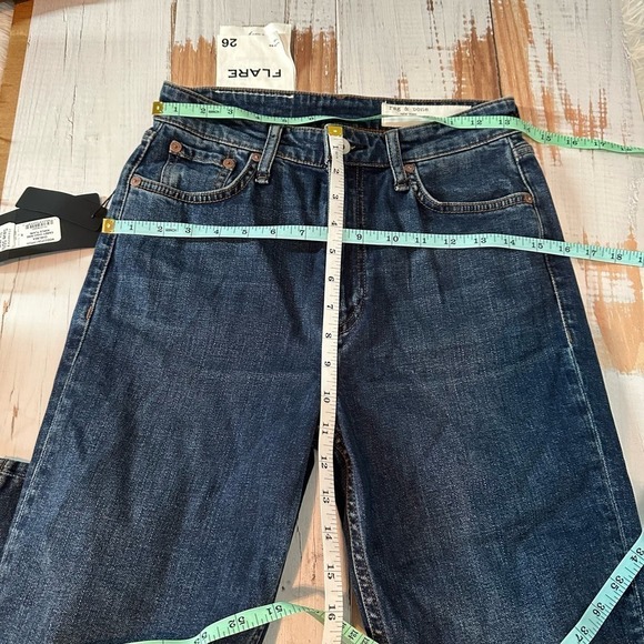 Rag & Bone Casey High Rise Ankle Comfort Stretch Flare Jeans Chelsea Size 26 - Picture 10 of 12